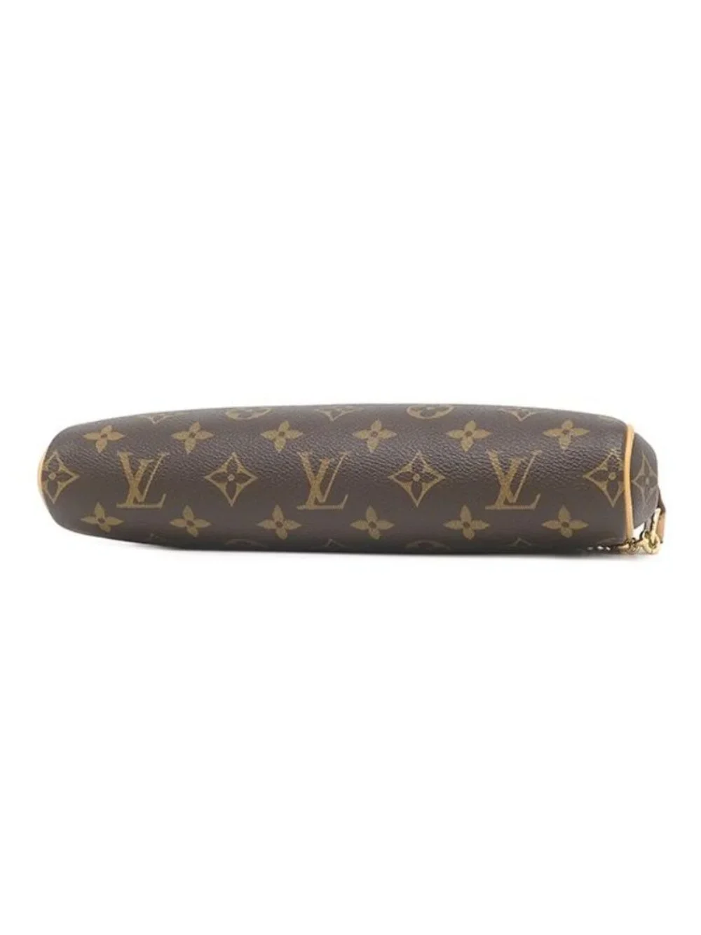 Louis Vuitton 2-Way Bag Monogram Canvas Gold Brown Chain